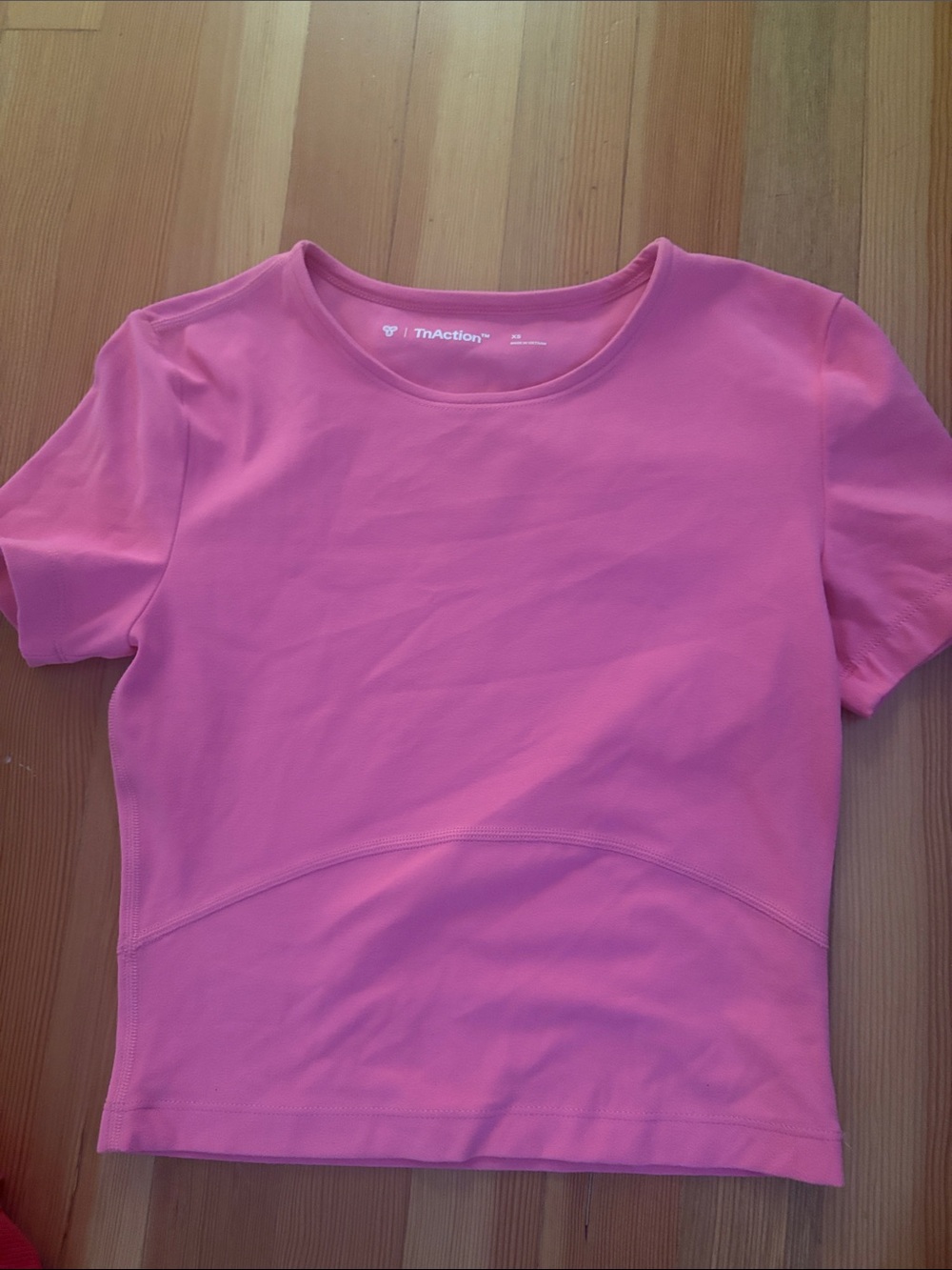 TnAction Pink Short Sleeve Women's Performance Top